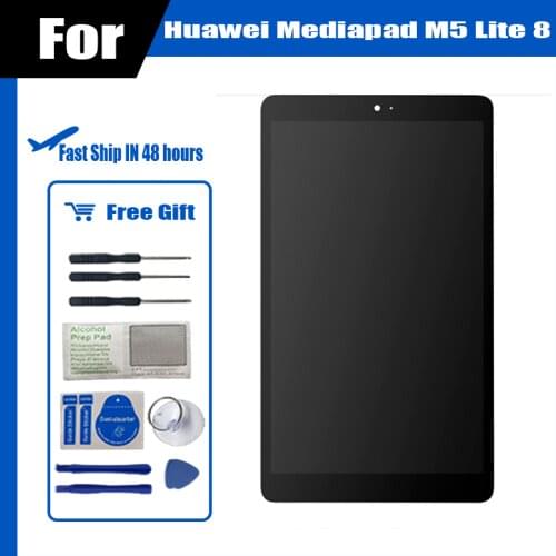 AAA+ Quality For Huawei Mediapad M5 Lite 8 2019 JDN2-W09 JDN2-AL00 JDN2-L09 LCD Display Touch Screen Digitizer Assembly