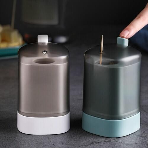 Automatically Press The Toothpick Box Creative Home High-end Restaurant Pop-up Portable Toothpick Holder