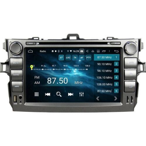 IPS PX6 Android 10 Car Radio DVD Player for Toyota Corolla 2006 2007 2008 2009 2010 2011 GPS WIFI Bluetooth Multimedia Player
