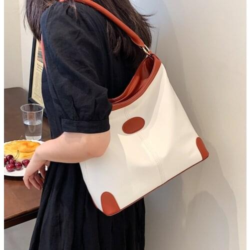 Beibao large capacity 2021 new fashion texture large capacity single shoulder crossbar large bag commuter Tote Bag