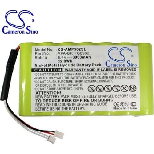 Cameron Sino 3900mah for AMX touchscreens FG0962, VPA-BP Viewpoint VPW-CP Equipment Battery
