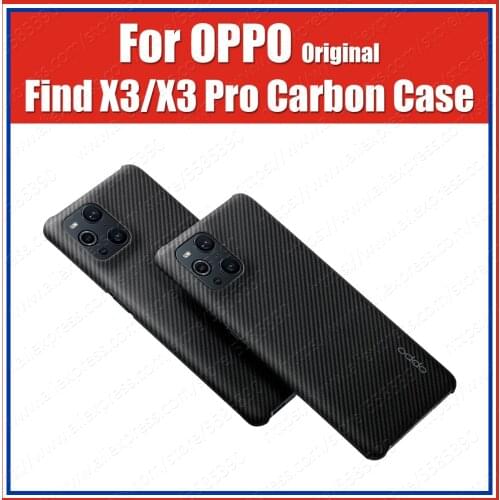CPH2173 Ultra Thin 0.7mm Aramid Fiber Original OPPO Find X3 Pro Case Carbon Kevlar Find X3 Cover Glossy & AG Glass Version