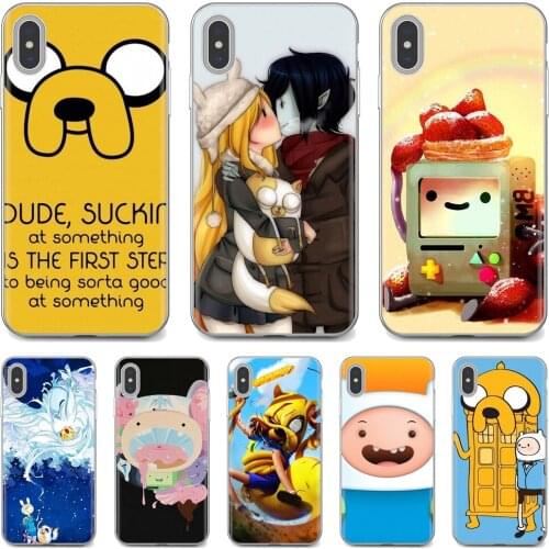 For Xiaomi Mi A1 A2 A3 5X 6X 8 9 9T 10 10T 11 Lite SE Pro Mobile Phone Cases Covers Adventure Time Finn Jake Beemo BMO