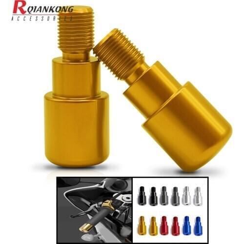 For YAMAHA MT-10 FZ10 2016-2018 YAMAHA XJ6 Motorcycle Aluminum Handlebar Gear Balanced Plug Slider Handle Bar End Grips Cap