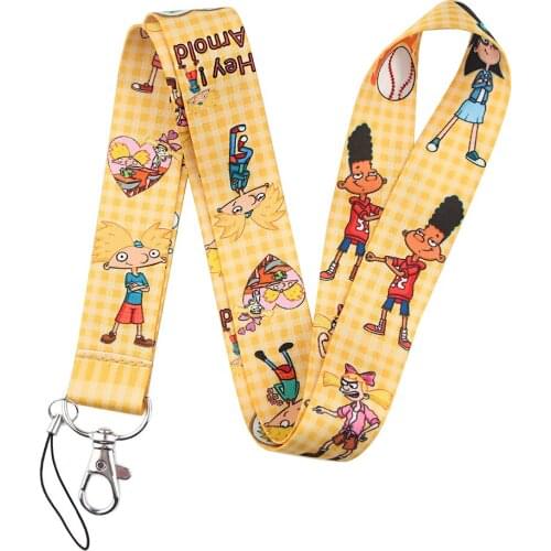 FD0147 Anime Keychain Neckband Lanyard USB ID Card Badge Holder Mobile Belt Lanyard Mobile Phone Accessories