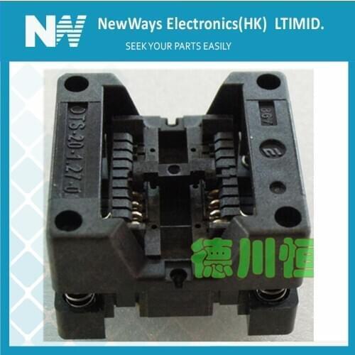 Ic Socket Sop8 To Dip8 200Mil Ots-20-1.27Mm-01 Single Side Programmer Adapter