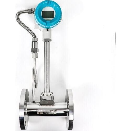 Boiler Feed Water Flow Meter 4 Inch DN100 Flange Connection Vortex Flow Meter