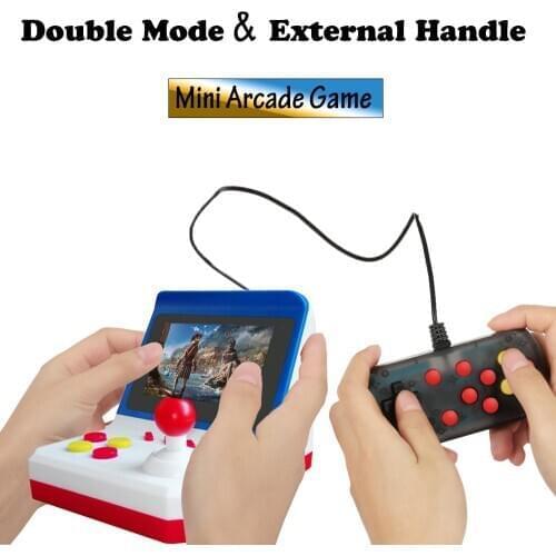 Mini Arcade Game Retro Machines for Kids with 600 Classic Video Games Console Home Travel Portable Gaming System Children Toys