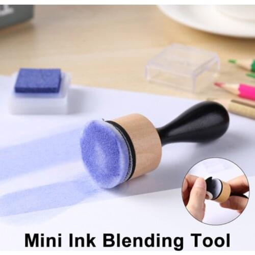 Mini Ink Paints Mixing Blending Tools Round Foam To Applied Directly Onto Papers Tags Chipboard Die Cuts Canvas Scrapbooking