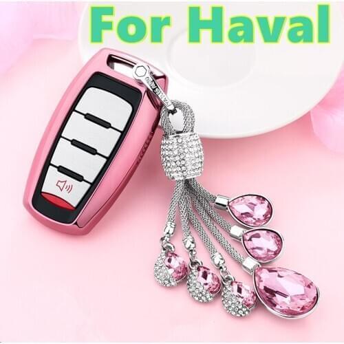 For Haval H142S H142S 2018 Car key set colorful multi-color key shell female key bag gift car decoration accessories