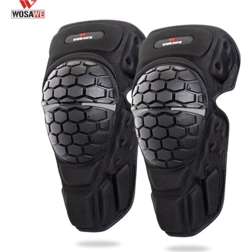 WOSAWE Motorcycle Knee Protector Motocross Knee Brace Support Shin Guard Kneepad Leg Warmer Skating Skateboard Knee Pad Ski Pad