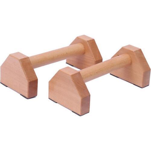New Non-slip Fitness Push-ups Gymnasium Exercise Training Chest H-shaped Wooden Calisthenics Handstand Parallel Rod Double Rod