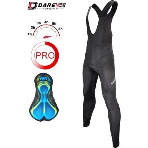 2022 New DAREVIE Cycling Bib Pants Mens Gel Pad Bike Long Bib Pants Cool Breathable Cycling Pants Quick Dry BikeTight Pants 6