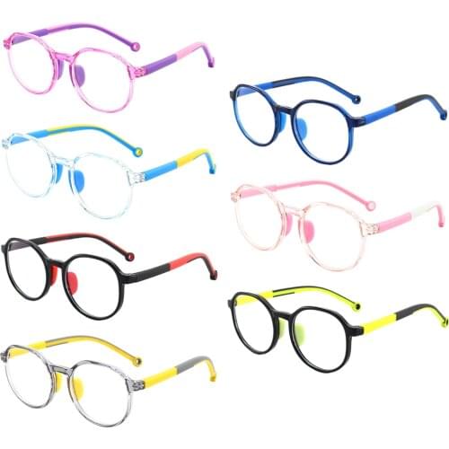 Blue Light Glasses for Kids Boys Girls Clear Computer Gaming TV Glasses Unbreakable Frame