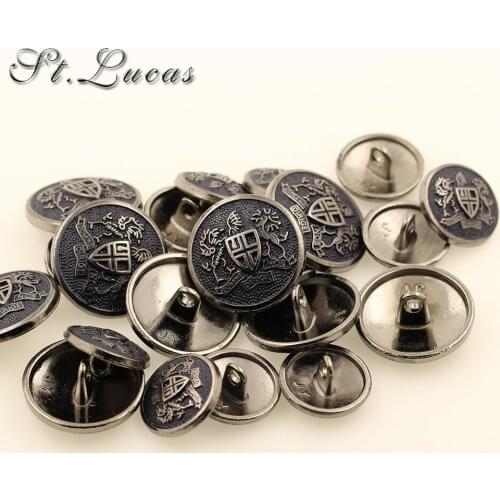 Wholesale hot sale 50pcs/lot buttons retro and classic metal sewing accessories snap handmade scrapbooking shank buttons 15/20mm