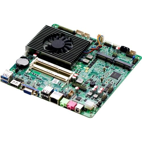 3865U Quad Core CPU Industrial Motherboard 8 USB Thin Client Mini Itx Mainboard Support 4K Display
