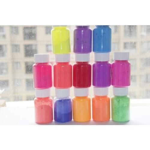 Yellow Orange Neon Pigment Powder Mix color Nice to Use for Soap, Makeup Nail Polish Making