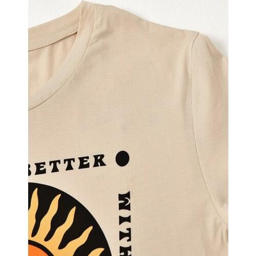 Women's Short T-shirts ZHUOLIN China