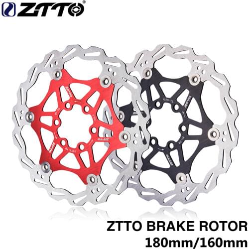 ZTTO 180mm 160mm Brake Floating Rotor 7075 AL Stainless Steel 6 7 Inches Disc For Mountain Road CX Bike Bicycle parts