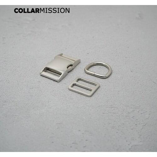 20pcs/lot(metal buckle+Tri-Glid+D ring/set) DIY sewing accessory 15mm environmental plated metal buckle ziny alloy 8 colours