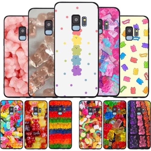 Gummy Bear black Phone Case For Samsung S7 S7edge S8 S9 S10 S20 PLUS NOTE 8 9 10 A8 A7 A8 A9 2018 S10E S10 LITE