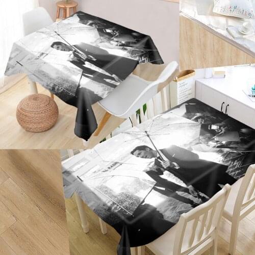 Benedict Cumberbatch Custom Table Cloth Rectangular Oxford Print Waterproof Oilproof Square Table Cover Wedding Tablecloth P