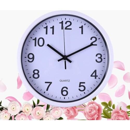 2020 New Arrival Classic Vintage Round Wall Clock Modern Plasitc Clock Quartz Horloge Retro Wathces Relogio de parede