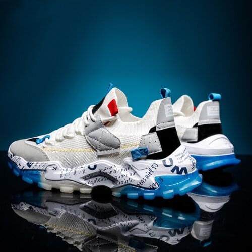 Luxury Men Shoes Sneakers Mesh Breathable Mens Casual Shoes High Quality White Designer Sneakers Men Trainers кроссовки мужские