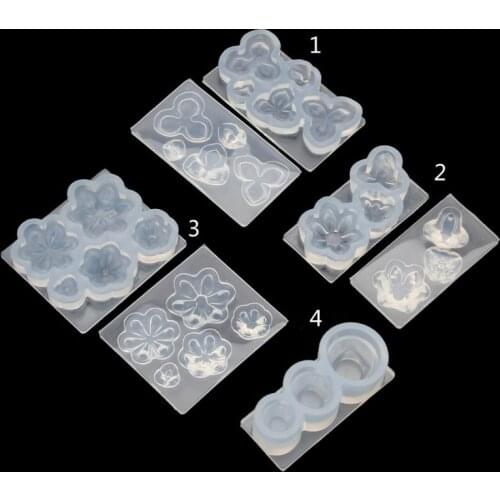 Mini Size Flower Succulent Plants Flowerpot Silicone Resin Mold Art Craft Tools DIY Casting Craft Tools epoxy resin molds