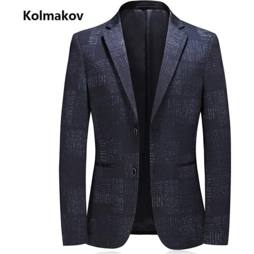 2020 new arrival stripe blazer men blue business casual blazers men,mens Suit fashion high quality jackets men M-3XL