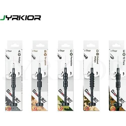 Jyrkior QIANLI 3D Bolt Screwdriver Set for iPhone/Samsung Cell Phone Disassemble Tools Kit