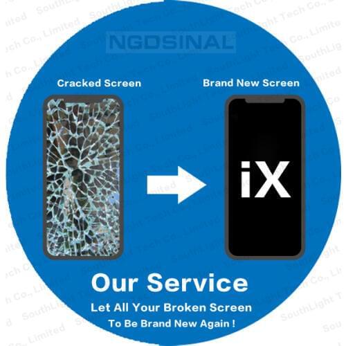 Renew Renovate Refurbish Repair Service For iPhone X XR Xs Max 11 12 Pro Max Broken Glass LCD Cracked Screen Display