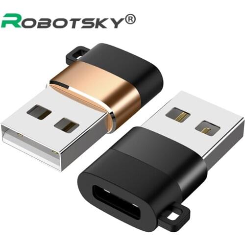 C Type USB C Female Adapter to Male Converter USB 2.0 C Type OTG Cable for Samsung Galaxy s8 s9 For Huawei P20