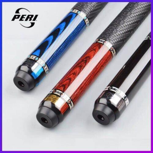PERI Billiard Cue VS Model 12.75mm Tip with Black Extension Wood Joint Protector