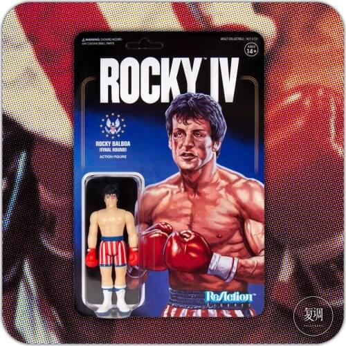 ROCKY Ivan Drago and Rocky Balboa Final Round Beat-up Series Vintage Card and Action Figure Ornaments Toys Limited Collection