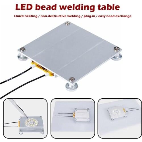70*70mm LED Lamp Remover BGA Demolition Chip Welding Soldering Station Aluminum PTC IP20 Heating Plate 220V 300W 260 Degree