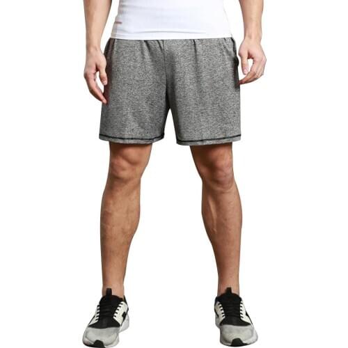Men Elastic Waistband Quick Drying Pockets Gym Sports Running Exercise Shorts Mens Short Summer Male Pants For Sport Exercises