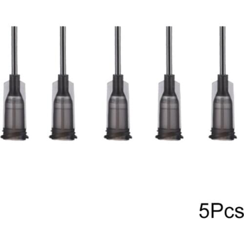 5pcs Stainless Steel Dispensing Syringe Needle Soldering Tin Paste Solder Paste Flux Welding Flux Professional Accessory Tools