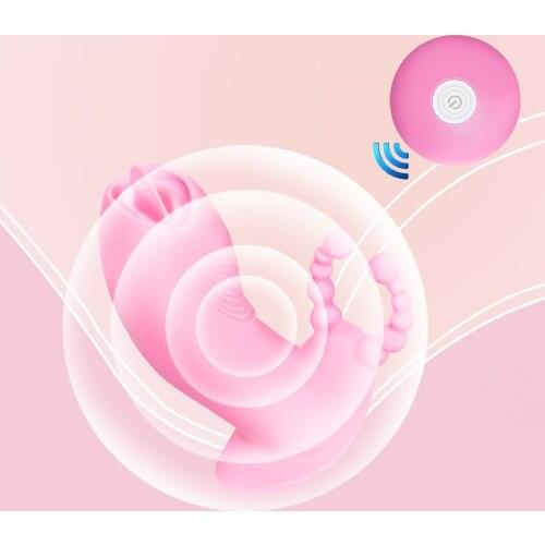 EXVOID Silicone Tongue Vibrator Sex Toys for Women G Spot Massager Oral Licking Wearable Dildo Vibrators Remote Goods for Adult