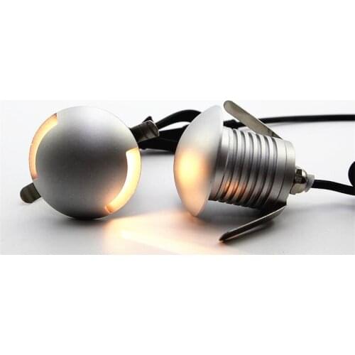 LED Deck Light DC12V-24V IP67 3W Waterproof Underground Buried Lamp laminate flooring Outdoor Garden Ground Lights LED