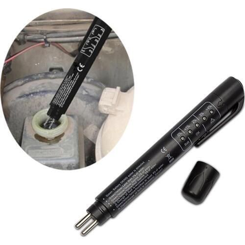 Brake Fluid Tester Accurate Oil Check Pen Car Brake Liquid Digital Tester For DOT3/DOT4/DOT5 Brake Testing Pen Diagnostic Tool