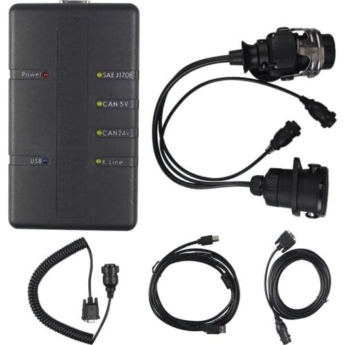 IN STOCKS DIAGNOSTIC KIT (WDI) Trailer and OBD2 Heavy Duty Diagnostic Tool Truck Scanner