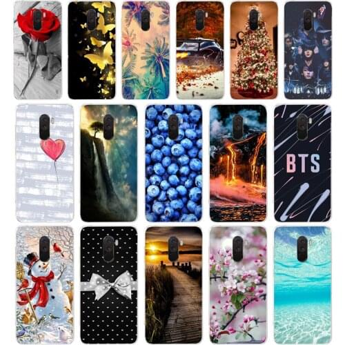 X For Xiaomi Pocophone F1 Case Xiaomi Poco F1 Case Silicone Soft TPU Phone Case For Xiaomi Pocophone F1 Global F 1 Case Cover