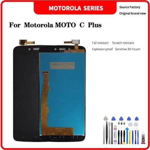 LCD For Motorola moto C PLUS XT1721 1723 1724 1725 no frame Display Touch Screen Digitizer Assembly with tools