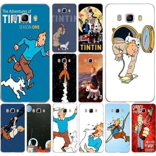 092FG The Adventures of Tintin Soft Silicone Tpu Cover phone Case for Samsung j3 j5 j7 2016 2017 j330 j2 j6 Plus 2018