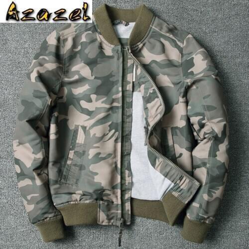 American Style Air Force Mens Cotton Jackets Name Brand Camouflage Baseball Man Jackets Winter Autumn Jackets Overcoats A930