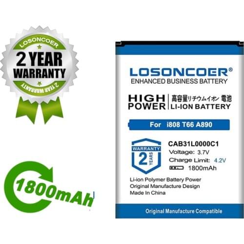 1800mAh CAB31L0000C1 CAB31L0000C2 Battery For Alcatel i808 A383G VF555 OT-3040 TCL T66 A890 One Touch 282/813/890D/891/979/3041D