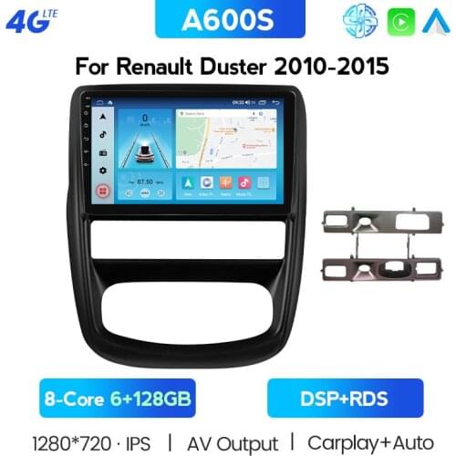 Wireless Carplay For Renault Duster 1 2010 - 2015 For Nissan Terrano 2014 - 2020 Car Radio Multimedia Video Player Navigation BT
