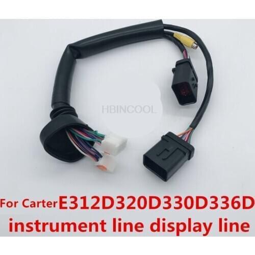 FOR Carter E312D 320D 330D 336D instrument line display line excavator high-quality accessories free mail