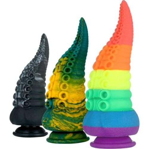 Monster Dildo Lesbian Huge Anal Toys Suction Cup Adult Sex Product Octopus Tentacle artificial penis Dildo Sex Toy for Women